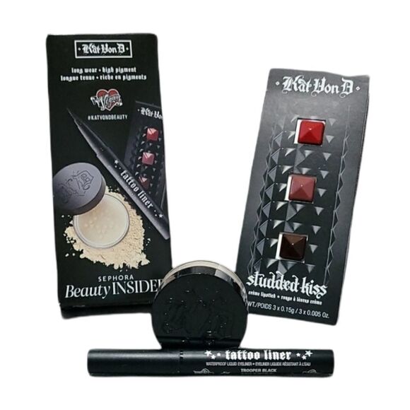 Kat Von D 3 piece mini makeup set - Picture 1 of 5